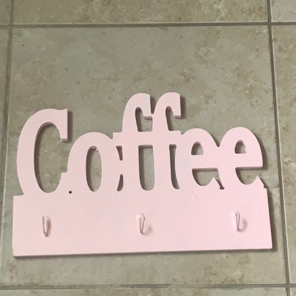 Cottagecore Pink Coffee Mug Hooks